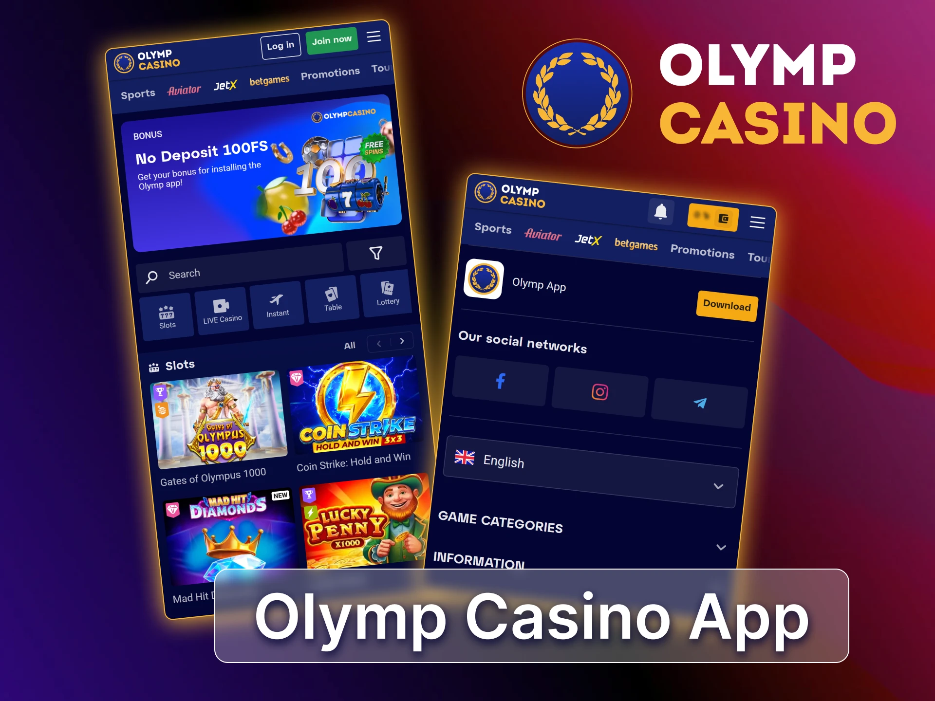 Download the Olymp Casino app in Bangladesh for faster gameplay, instant login, and mobile convenience.
