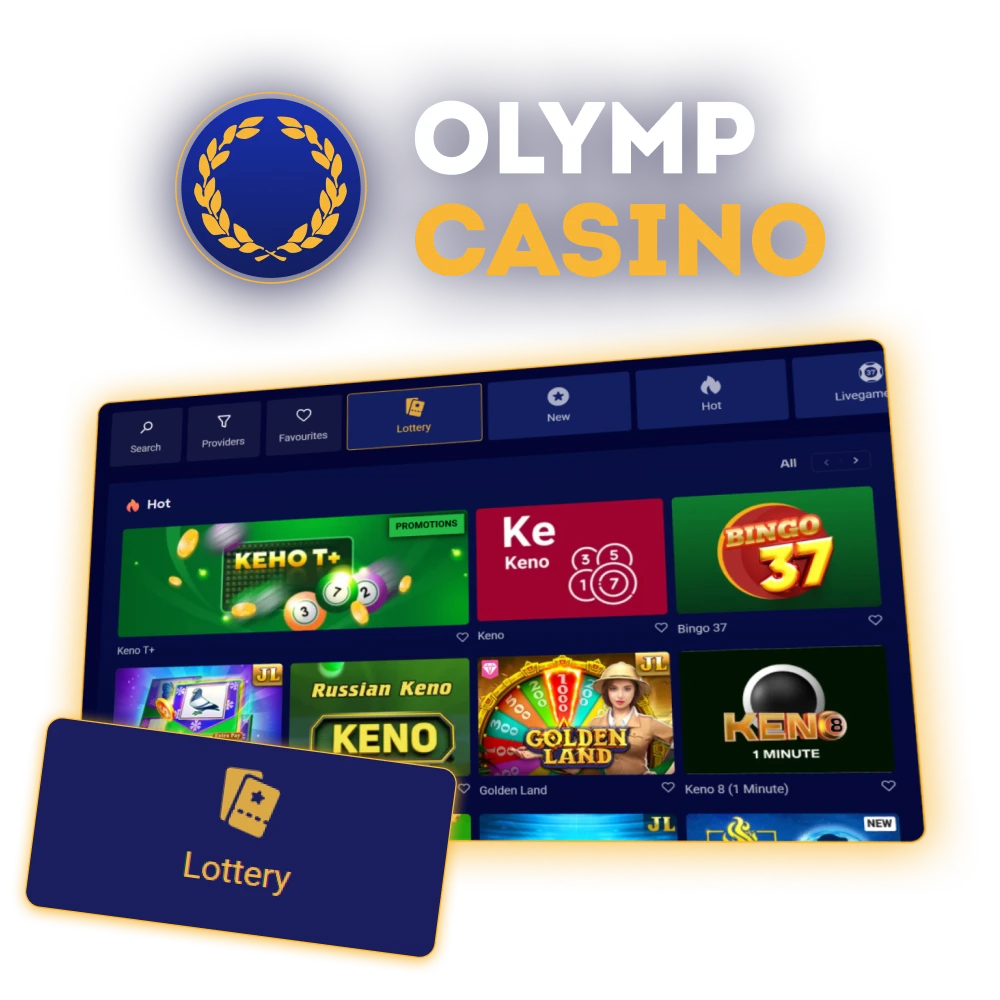 Olymp Casino lottery BD digital draws and scratch cards with real money prizes.