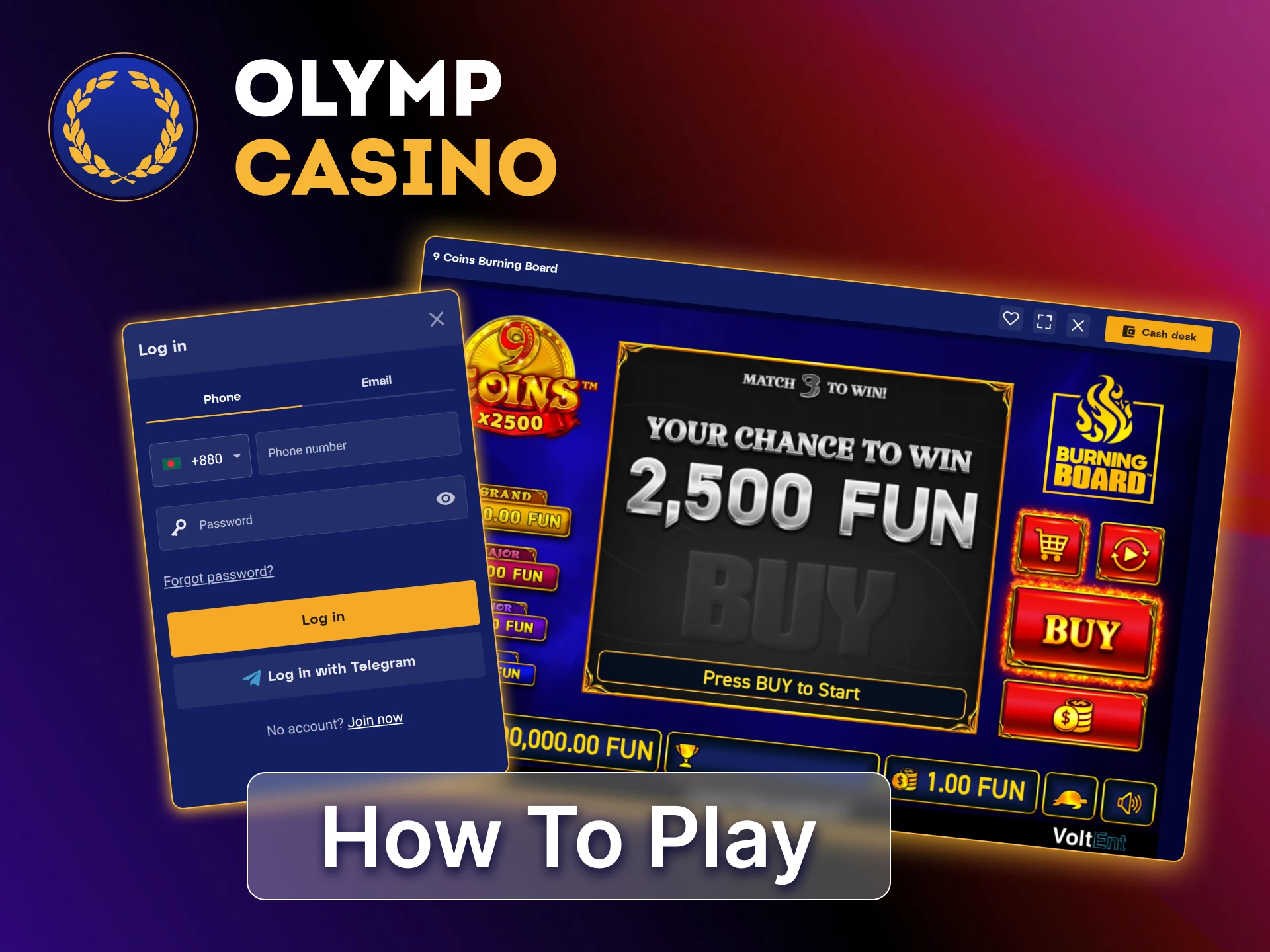 How to play Olymp Casino lottery BD buy tickets and check results easily online.