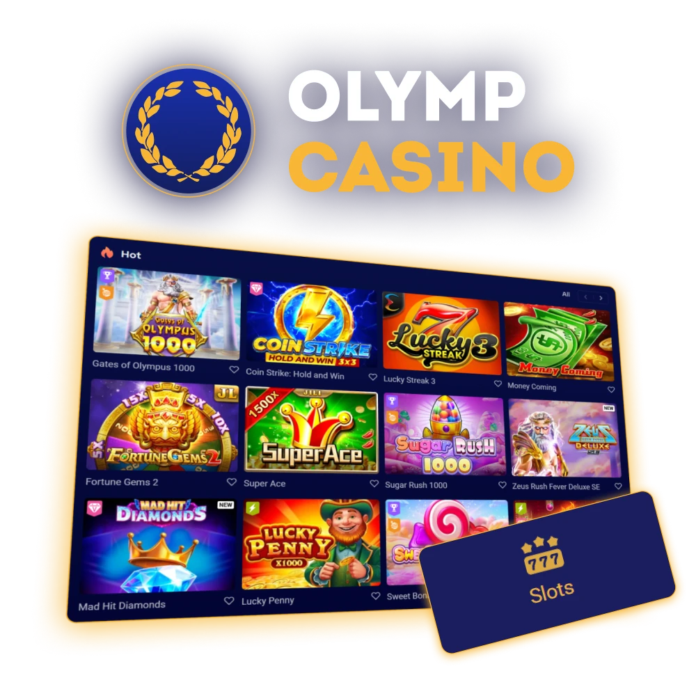 Olymp Casino slots BD classic and video slot games for Bangladeshi players with big jackpots and bonuses.