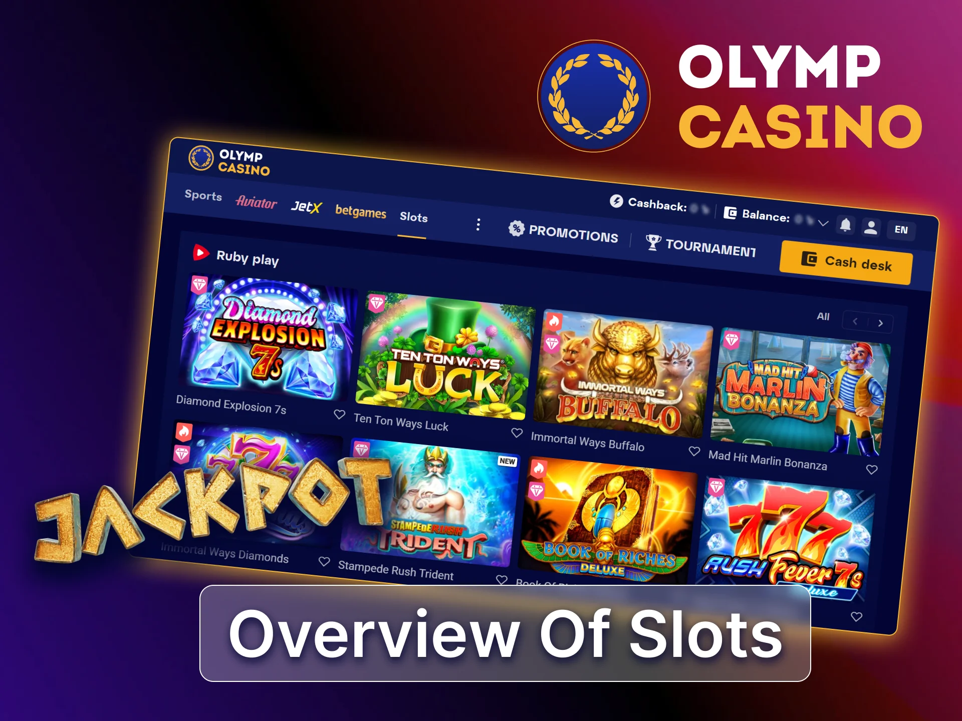 Olymp Casino BD slots classic, video, and jackpot slot machines with bonuses and free spins.