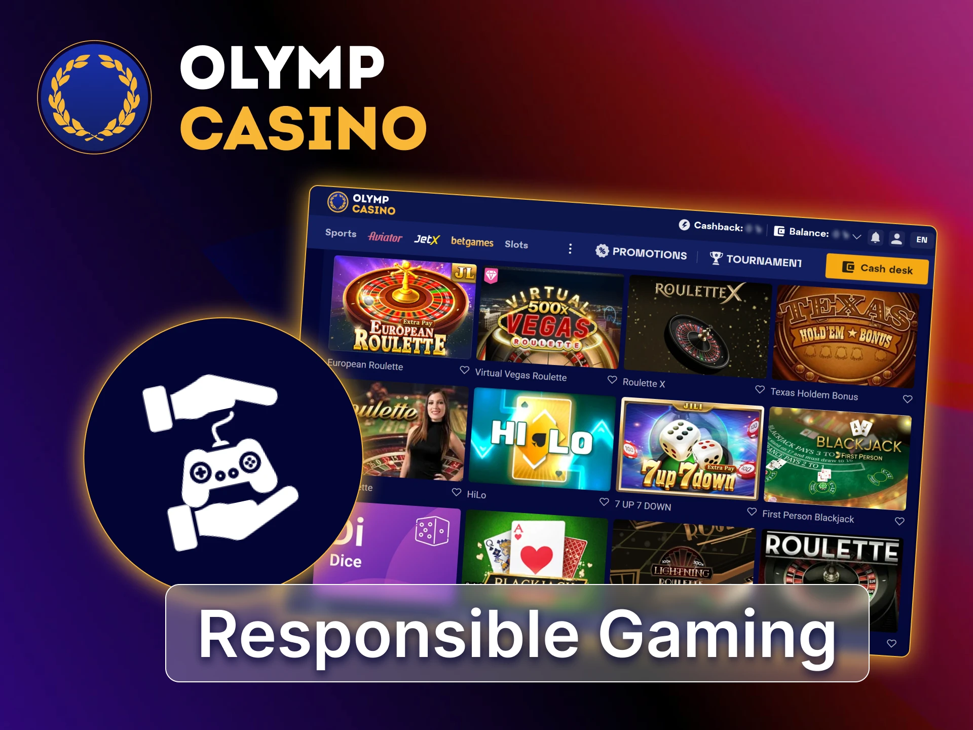 Responsible gaming and fair play tools for Olymp Casino table games BD.